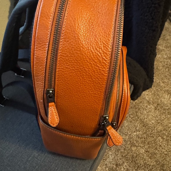 Coach Sunset Leather Backpack with matching accessories - Picture 14 of 16